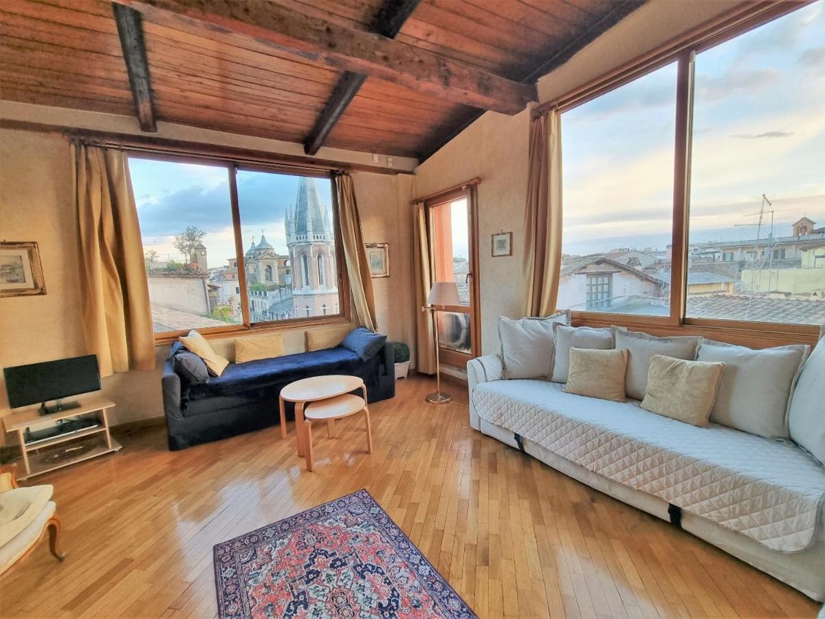 Amazing Panoramic Artist'S Loft Spanish Steps ローマ エクステリア 写真