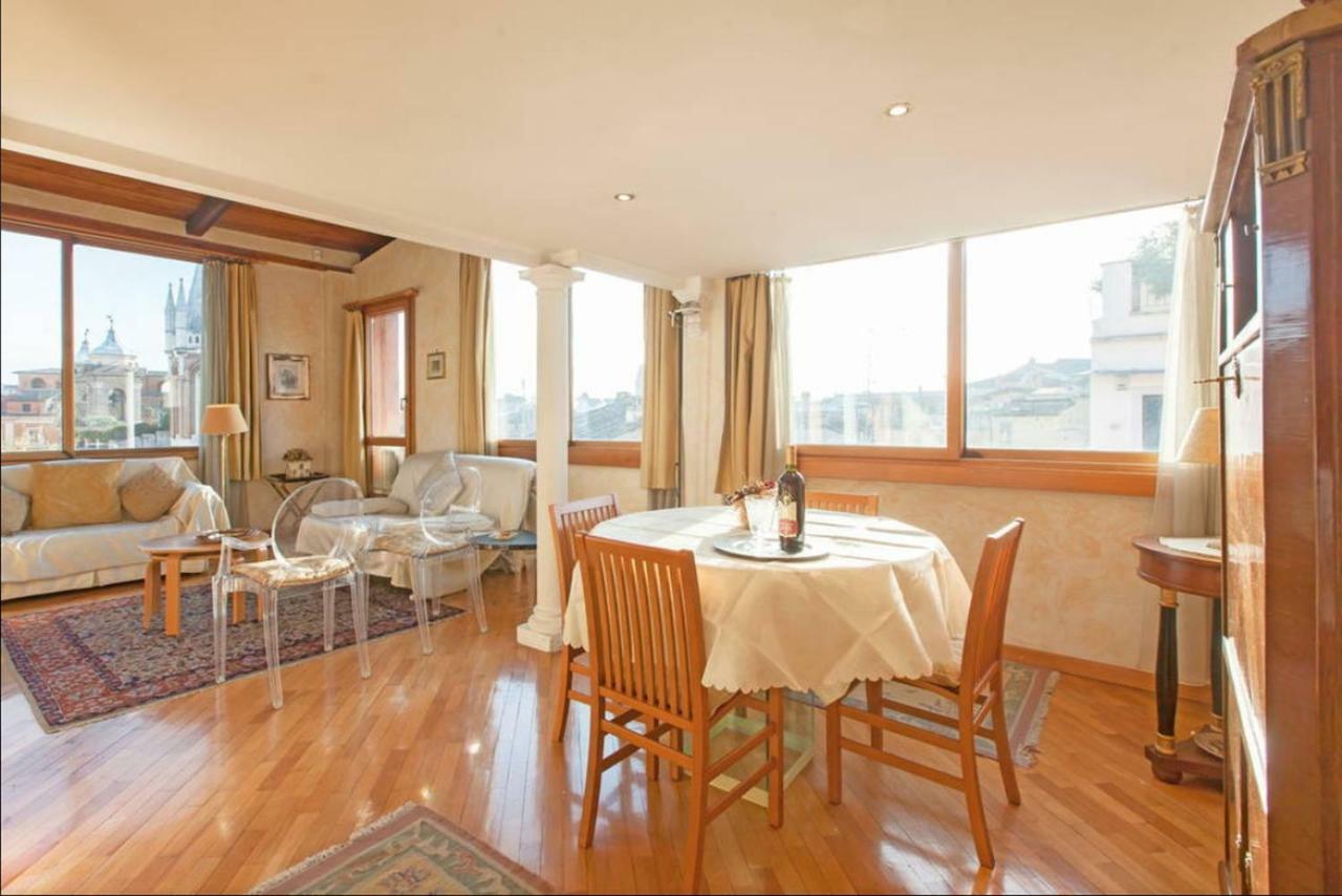 Amazing Panoramic Artist'S Loft Spanish Steps ローマ エクステリア 写真