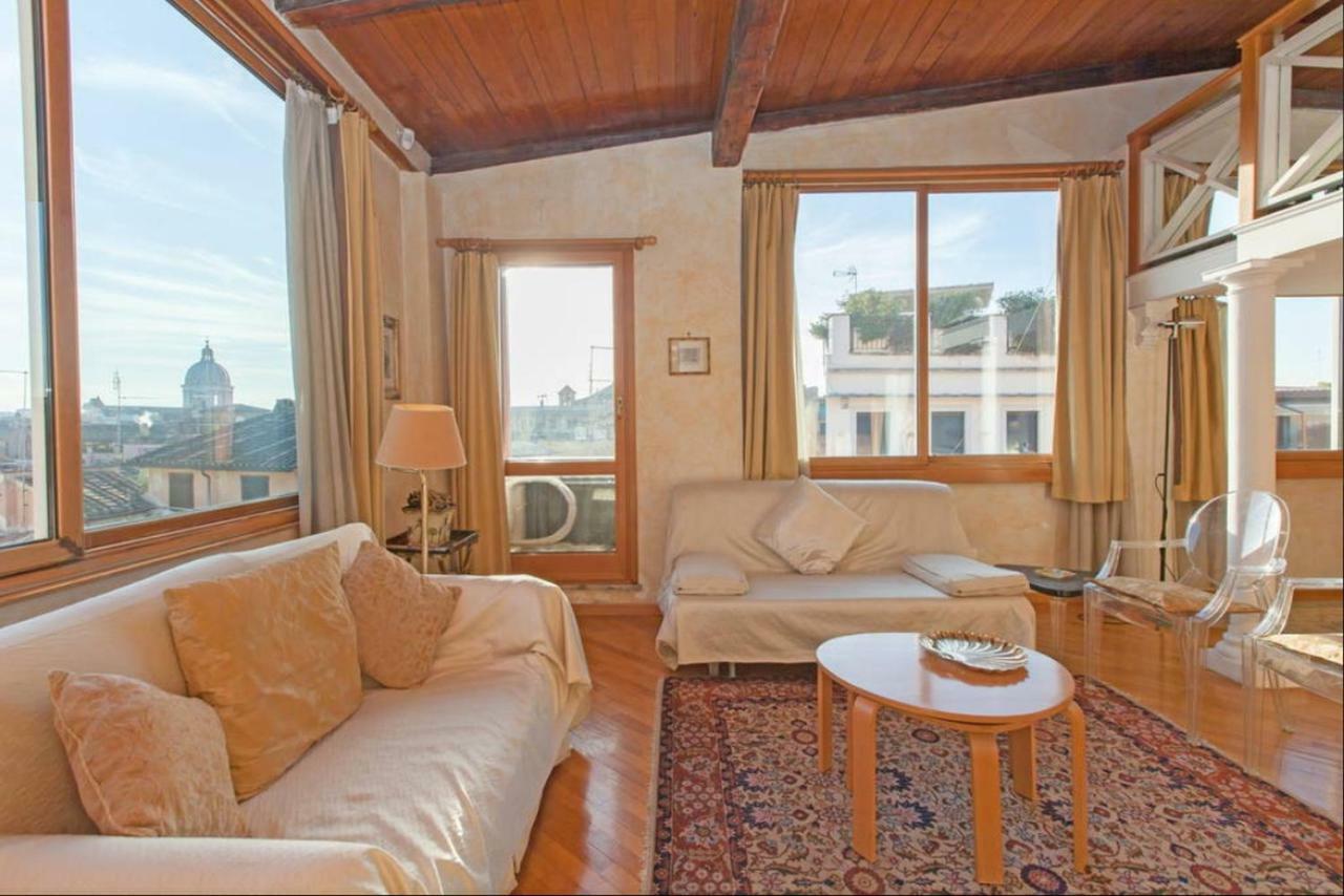 Amazing Panoramic Artist'S Loft Spanish Steps ローマ エクステリア 写真